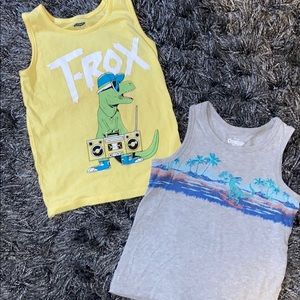 Old Navy and Oshkosh Dino Tanks